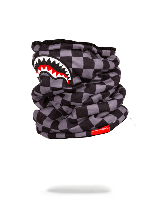 SPRAYGROUND® SKI MASK CHECKERED SHARK NECK WARMER