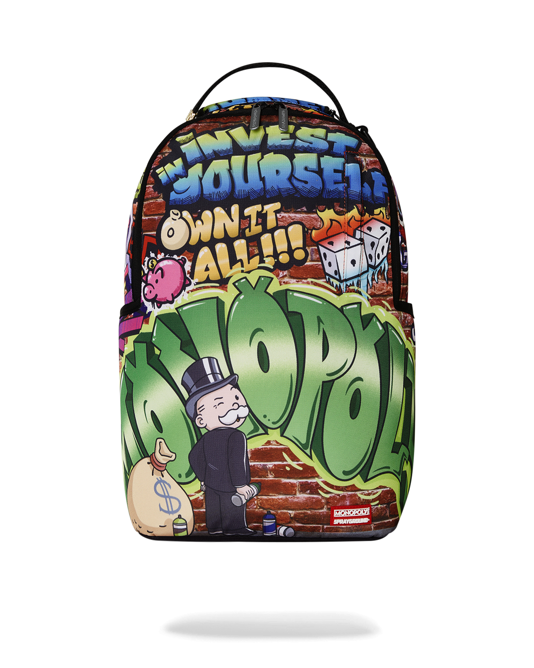SPRAYGROUND® BACKPACK MONOPOLY GRAFFITI GOLD RUSH DLXR BACKPACK